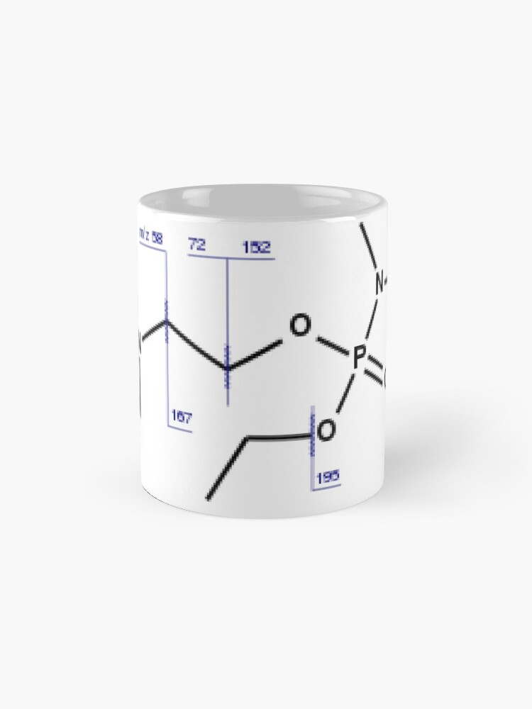Alternate view of Novichok agent formula, #Novichok, #agent, #formula, #NovichokAgent, #NovichokAgentFormula, #NerveAgent, #Chemistry Mug