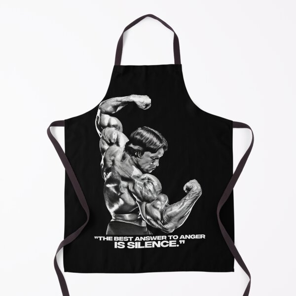 Item preview, Stoic Quote ”The best answer to anger is silence.” Arnold Schwarzenegger fan art designed and sold by HuzaifaNaveedh.