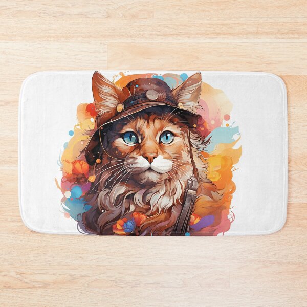 Item preview, cat wearing aviator style hat and glasses designed and sold by ArteeInnovation.