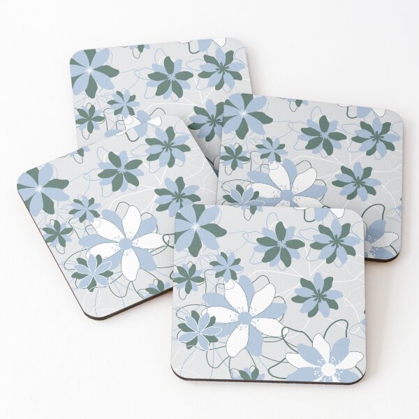 Item preview, Calm colours and large flowers designed and sold by FlowerCloud.