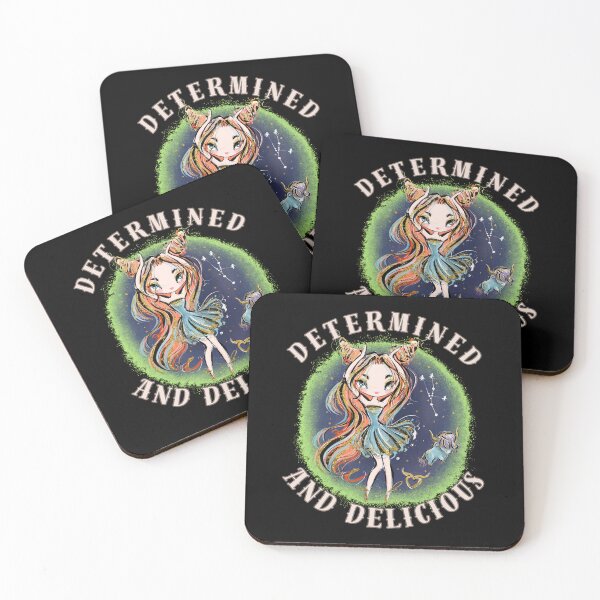 Item preview, Determined And Delicious. taurus zodiac sign designed and sold by ZodiacWonders.