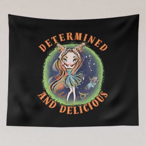 Item preview, Determined And Delicious. taurus constellation designed and sold by ZodiacWonders.
