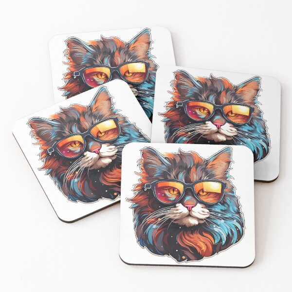 Item preview, the enigmatic cat glasses designed and sold by ArteeInnovation.