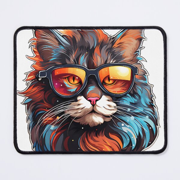 Item preview, the enigmatic cat glasses designed and sold by ArteeInnovation.