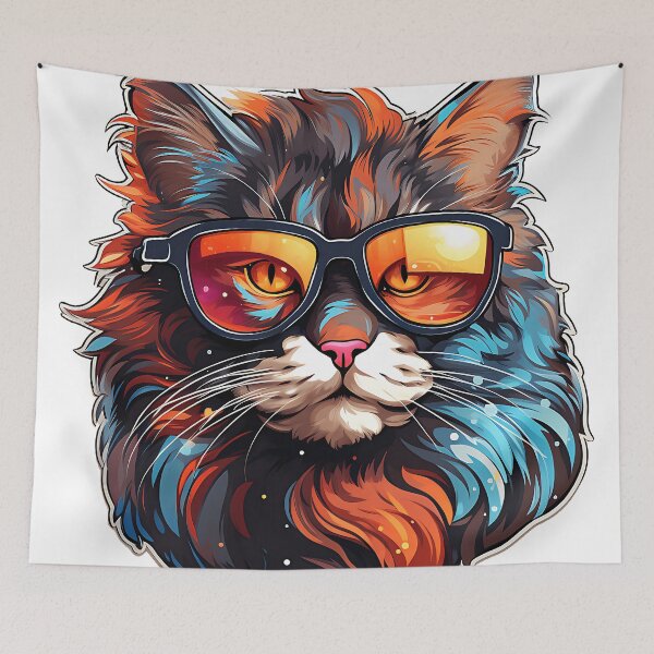Item preview, the enigmatic cat glasses designed and sold by ArteeInnovation.