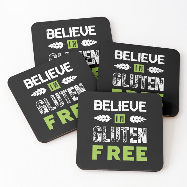 Item preview, "Believe in Gluten-free" t shirt design designed and sold by MyGluteesFree77.