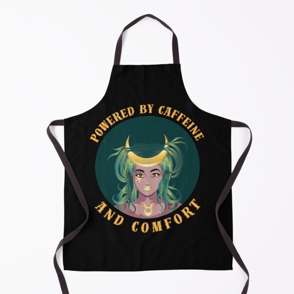 Item preview, Powered By Caffeine And Comfort. taurus sign designed and sold by ZodiacWonders.
