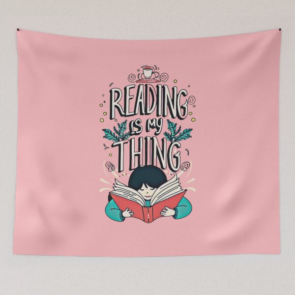 Item preview, Reading Is My Thing Book Lovers Quote  designed and sold by Sizani.