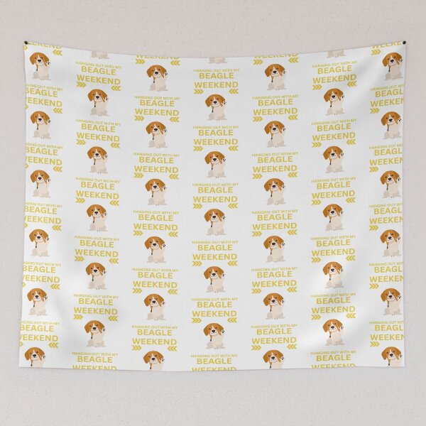 Item preview, Weekend Forecast-100% Hanging Out With My Beagle designed and sold by Wilcox PhotoArt.