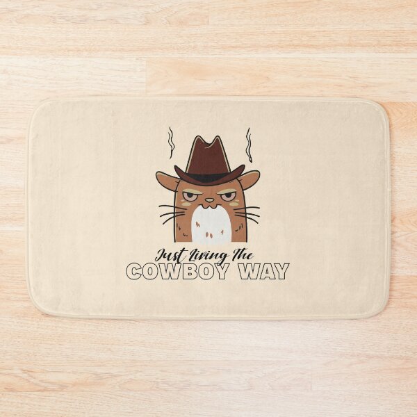 Item preview, Just Living The Cowboy Way | Thug - Criminal - Mob Cat | Gift Ideas for Cowboy Dad designed and sold by themichetti.