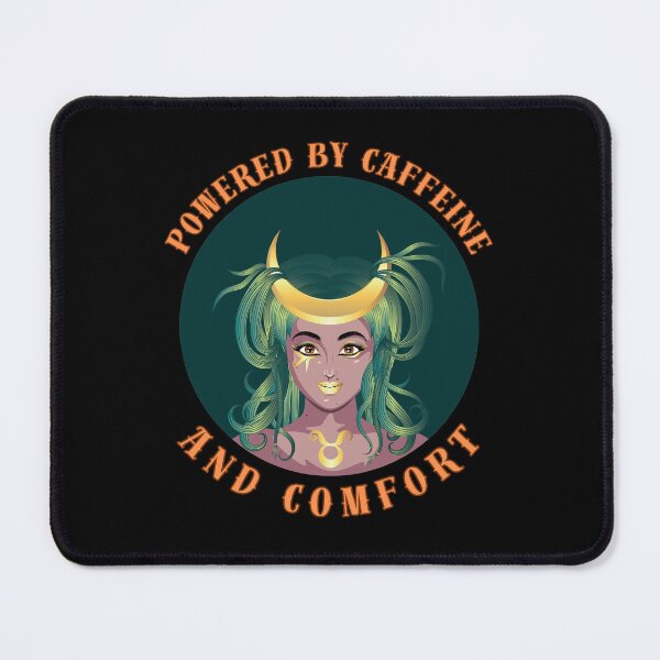 Item preview, Powered By Caffeine And Comfort. taurus constellation designed and sold by ZodiacWonders.