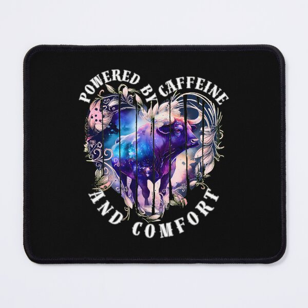 Item preview, Powered By Caffeine And Comfort. taurus may designed and sold by ZodiacWonders.