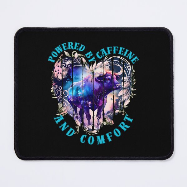 Item preview, Powered By Caffeine And Comfort. taurus astrological sign designed and sold by ZodiacWonders.