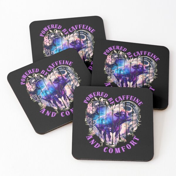 Item preview, Powered By Caffeine And Comfort. taurus sayings designed and sold by ZodiacWonders.