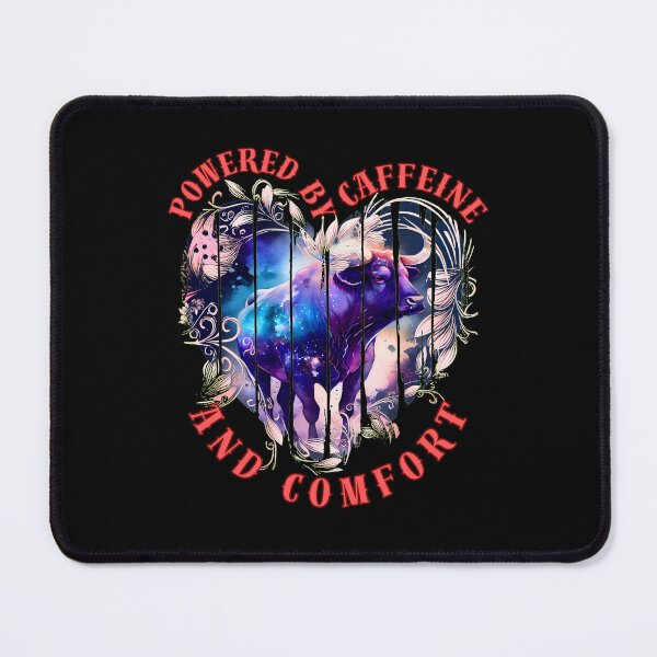 Item preview, Powered By Caffeine And Comfort. taurus star sign designed and sold by ZodiacWonders.
