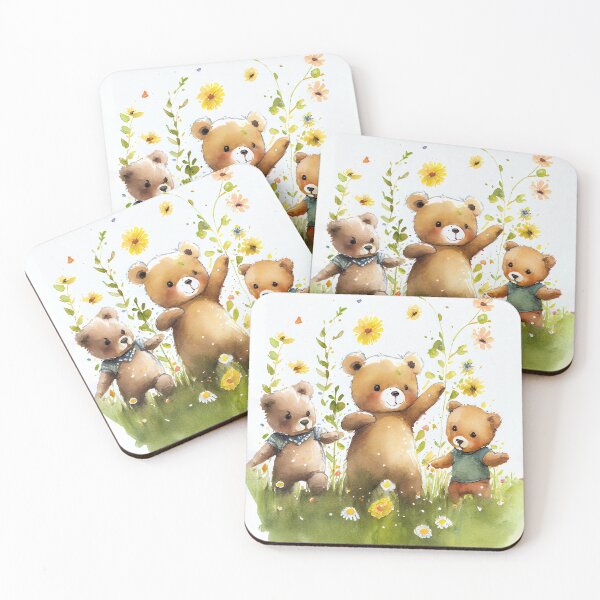 Item preview, Cute Whimsical Teddy Bear designed and sold by Peek-Designs.