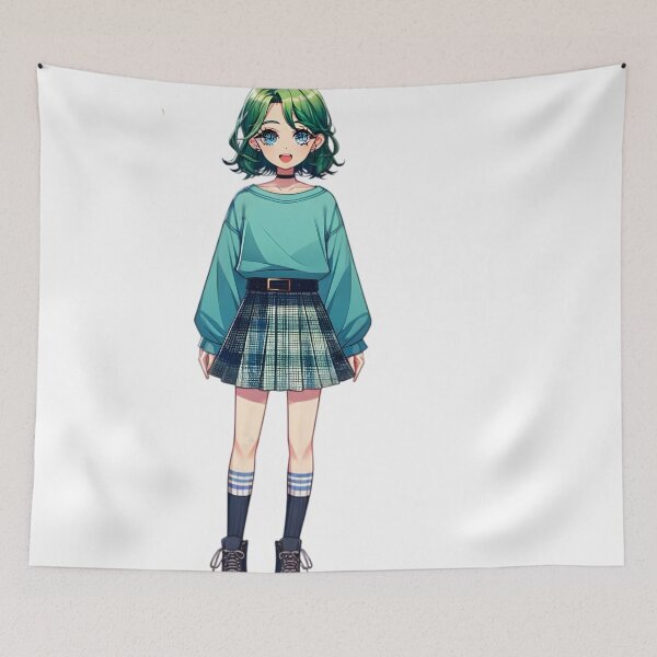 Artikelvorschau, Mint Breeze: Eine skurrile Anime-Figur entworfen und verkauft von shadowpalette.