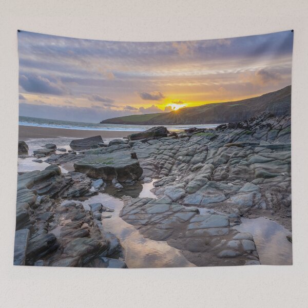 Item preview, Sunset stones at Porth Ceiriad designed and sold by Turtle  Photography.
