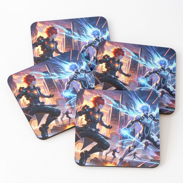 Item preview, Cyber Clash: Futuristic Battle Scene designed and sold by shadowpalette.