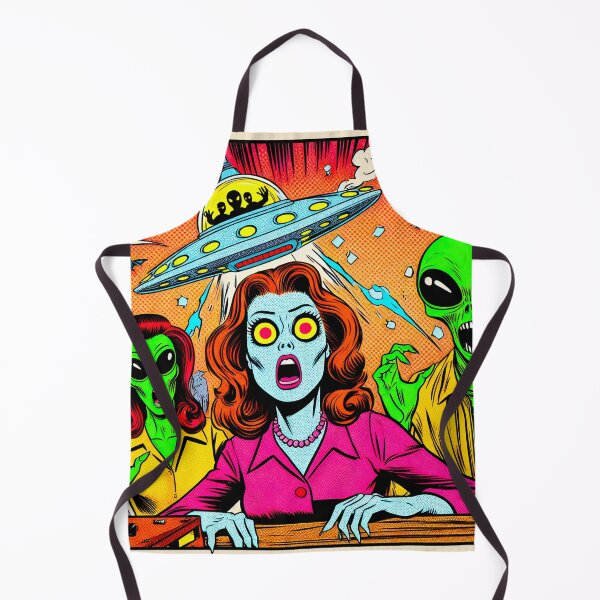 Item preview, Trippy Psychedelic Scifi Space Aliens designed and sold by AIPixelMaster.