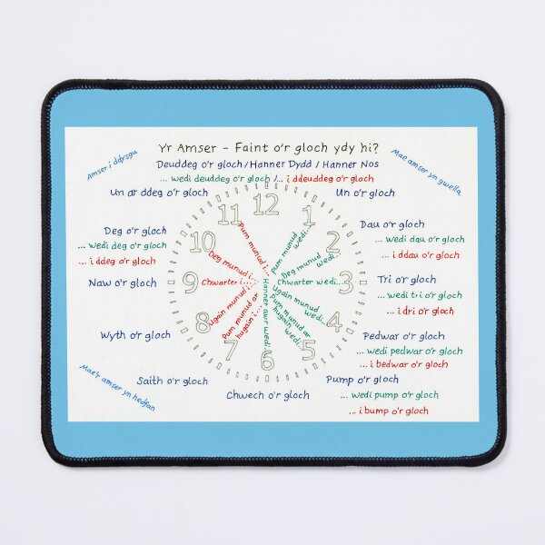 Item preview, Yr Amser - Faint o'r gloch ydy hi? designed and sold by LymphomaLass.