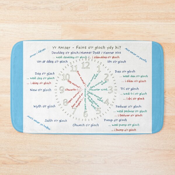 Item preview, Yr Amser - Faint o'r gloch ydy hi? designed and sold by LymphomaLass.