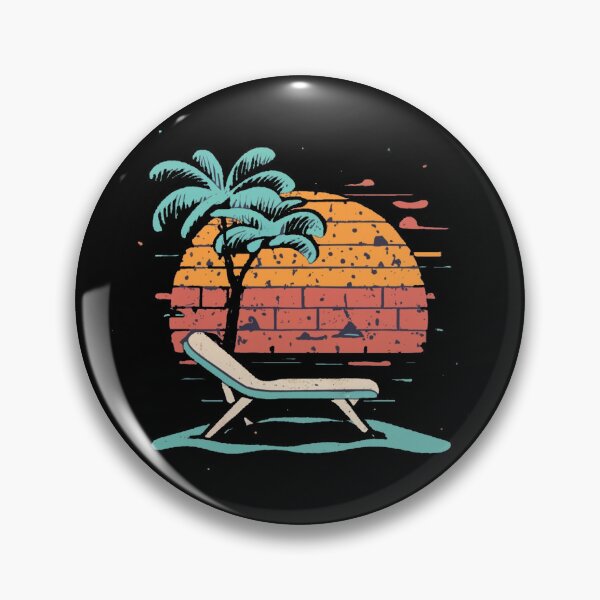 Item preview, Vintage sunbathing on the beach in the setting sun designed and sold by desinganddecor.