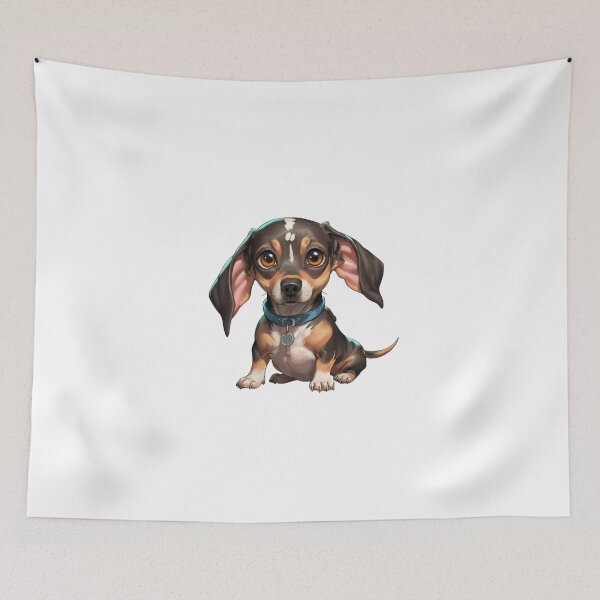 Item preview, cute dachshund  designed and sold by cosy-style.