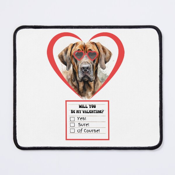 Item preview, Valentine's Day Dog Fila Brasileiro designed and sold by M1234s.