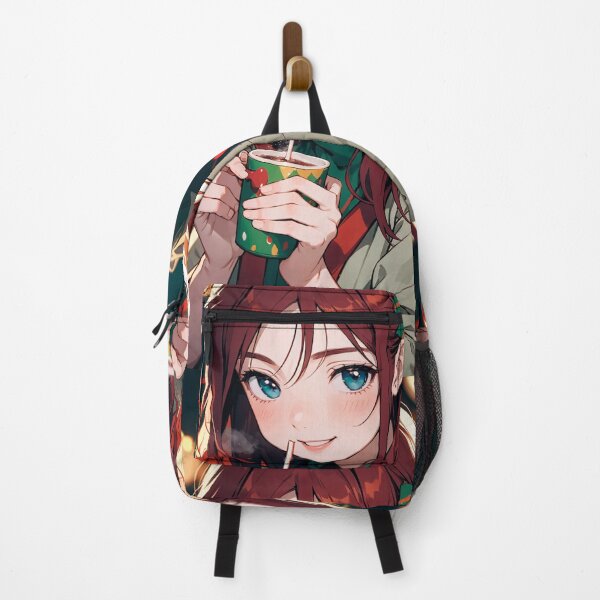 Item preview, Cute Anime Christmas Girl designed and sold by ByteyCreatives.