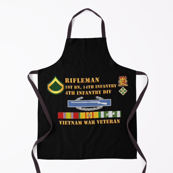 Item preview, Army - 1st Bn 14th Inf - 4th ID - Rifleman - PFC - Vietnam Vet designed and sold by Military Insignia Products.