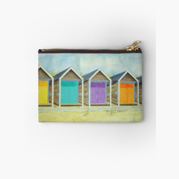Item preview, Beach huts artwork designed and sold by Kathryn Green.