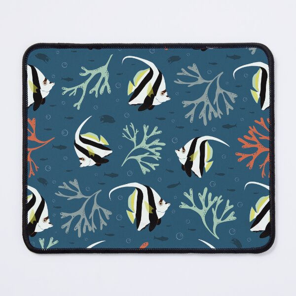 Item preview, Longfin bannerfish pattern designed and sold by Avisnanna.