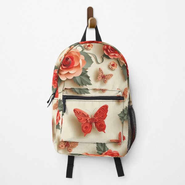 Item preview, Papercraft Paradise: Eloquent Roses and Butterflies Pattern designed and sold by Sir Meow Meow.