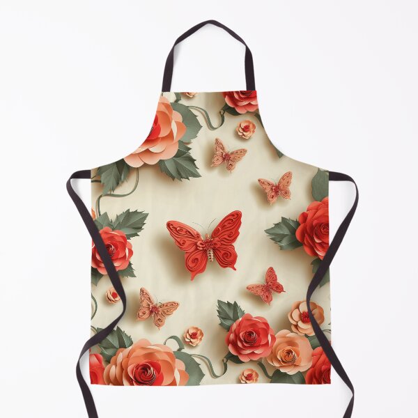 Item preview, Papercraft Paradise: Eloquent Roses and Butterflies Pattern designed and sold by Sir Meow Meow.