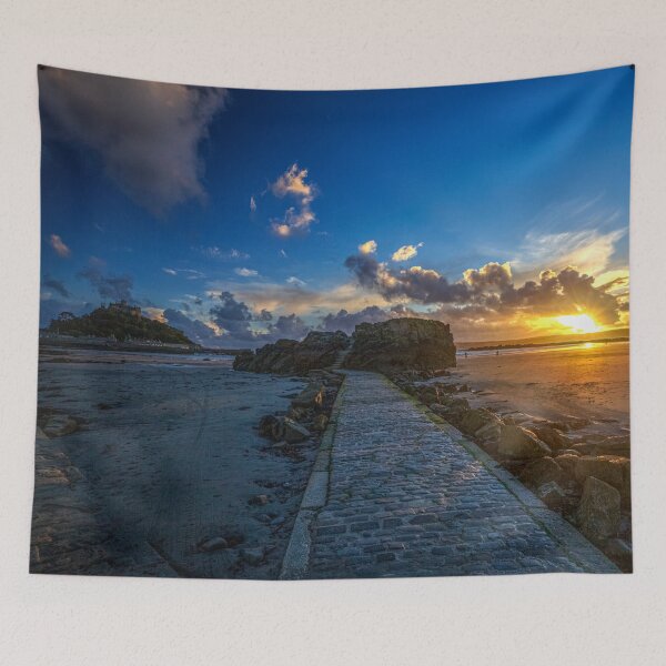 Item preview, St Michael's Mount And Causeway Sunset  designed and sold by Paul Thompson Photography.
