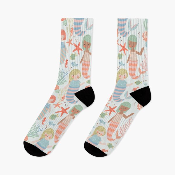 Item preview, MERMAIDS PASTEL  designed and sold by THE PRINTED SQUARE STUDIO.