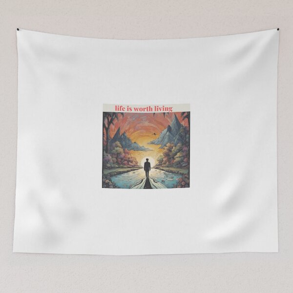 Item preview, life is worth living designed and sold by designerTurker.