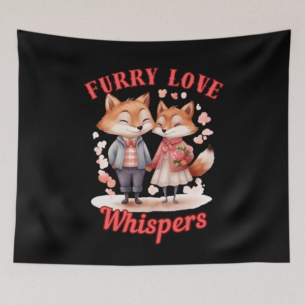 Item preview, Furry Love Whispers. fox head designed and sold by FoxVibes.