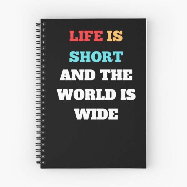 Item preview, La vida es corta y el mundo es ancho designed and sold by Jbazaar.