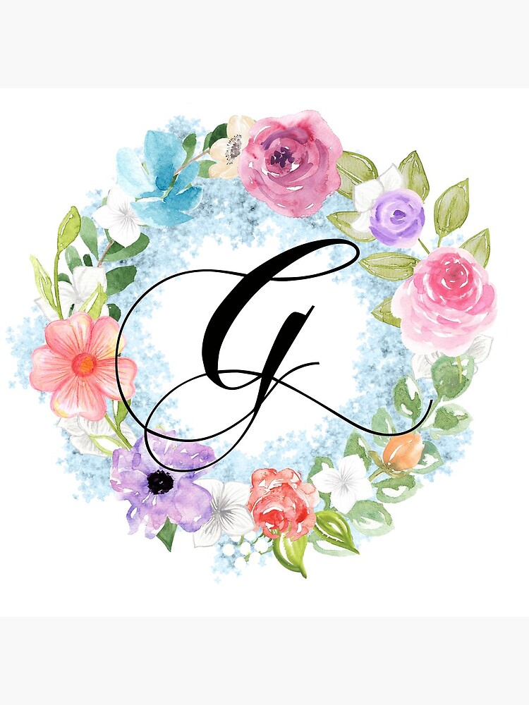 Spring's in Bloom- Monogram Floral Letter