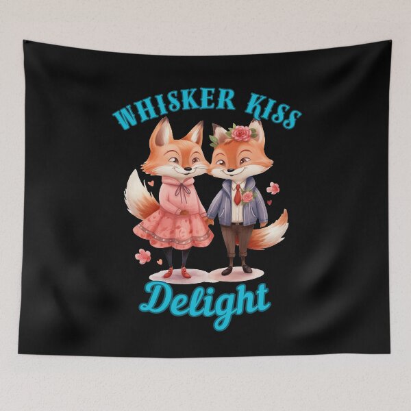 Item preview, Whisker Kiss Delight. fox face designed and sold by FoxVibes.