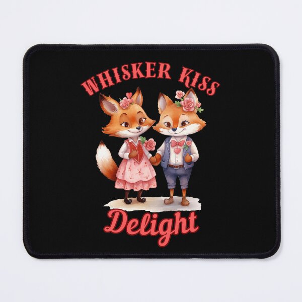 Item preview, Whisker Kiss Delight. retro fox designed and sold by FoxVibes.