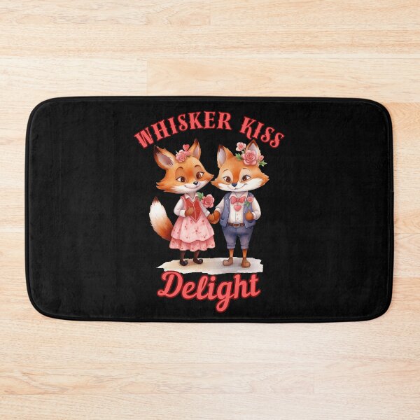 Item preview, Whisker Kiss Delight. retro fox designed and sold by FoxVibes.