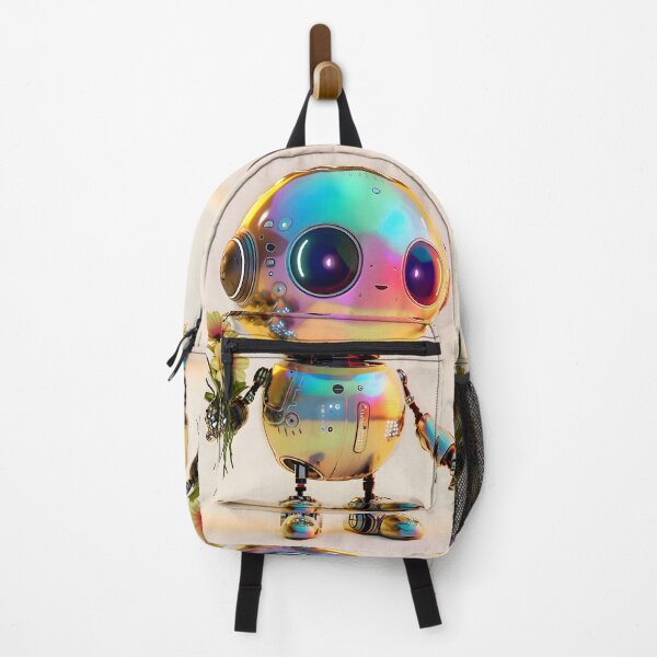 Item preview, Blossoming Bots: A Tiny Technicolor Charm designed and sold by AI-Only Creations.