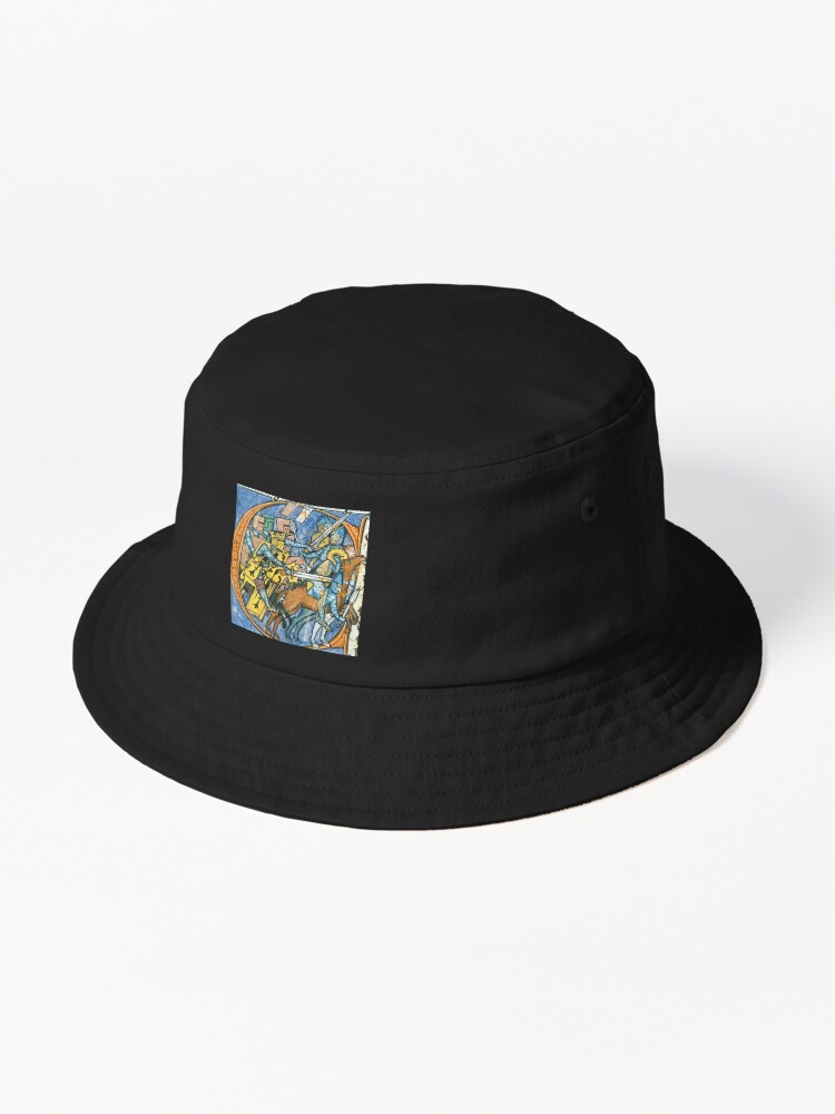Imagen 1 de 6, Gorro de pescador con la obra Meme De Criatura Medieval, diseñada y vendida por VintageManiac.