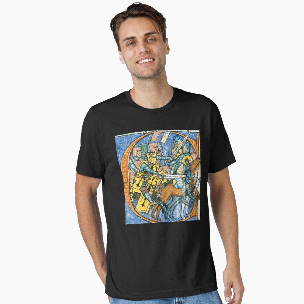 Vista previa del artículo con la obra «Camiseta esencial», diseñado y vendido por VintageManiac.