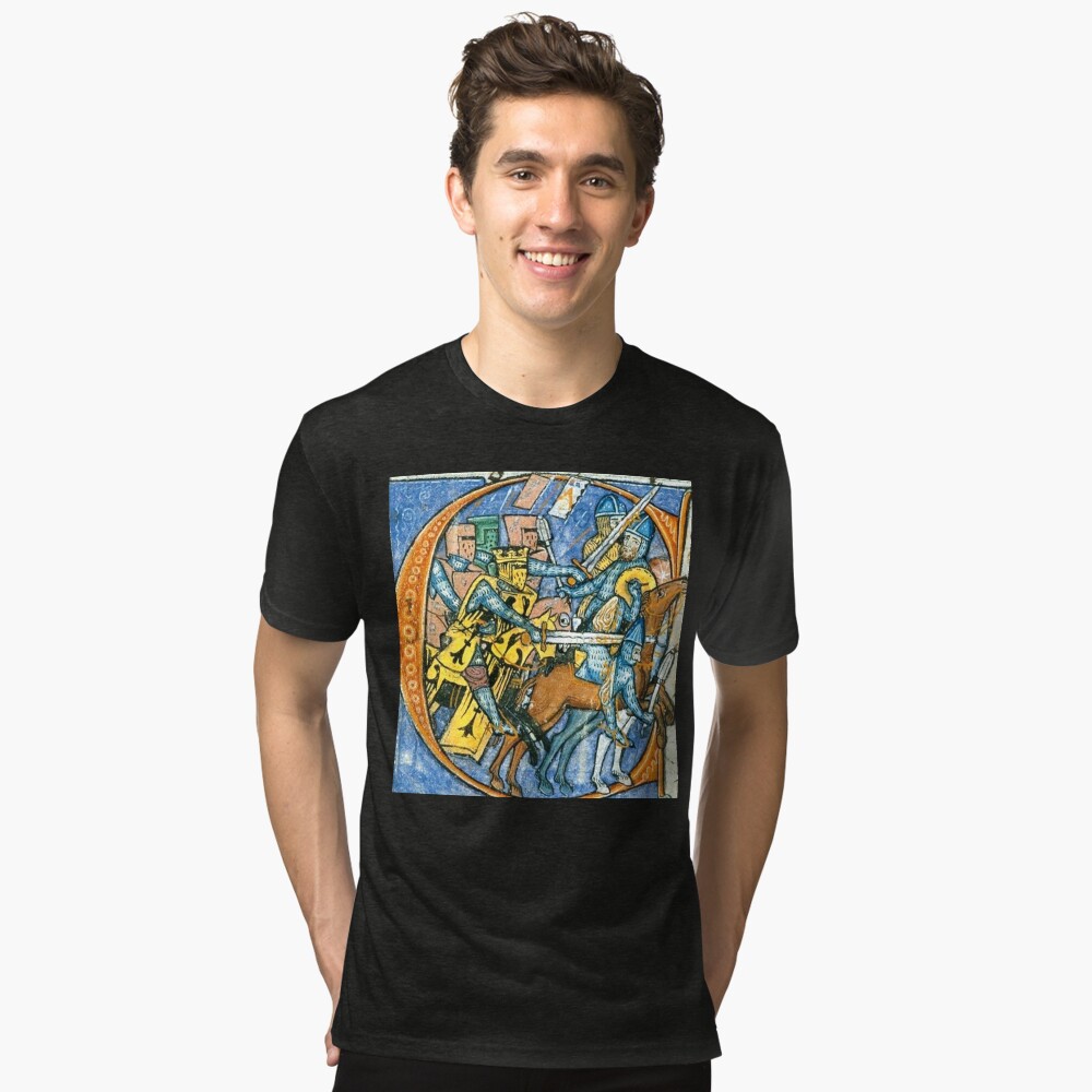 Vista previa del artículo con la obra «Camiseta de tejido mixto», diseñado y vendido por VintageManiac.