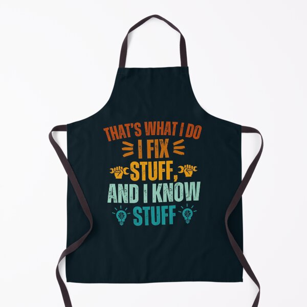 Item preview, I Fix Stuff and I Know Stuff Dark Blue designed and sold by Guess4best.
