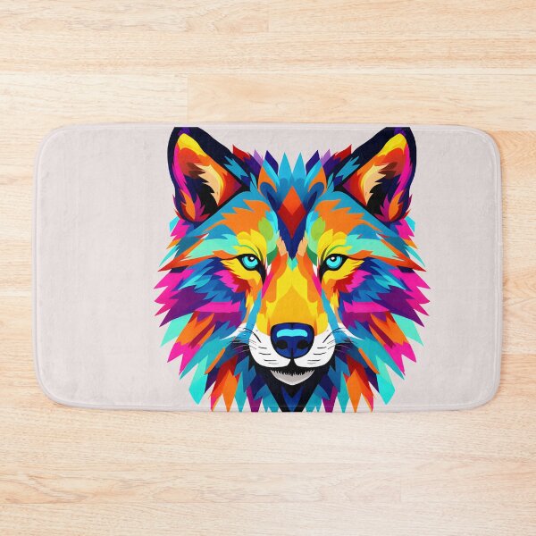 Item preview, Colorful Wolf Face, Wolf Lovers designed and sold by Creative.Shop.